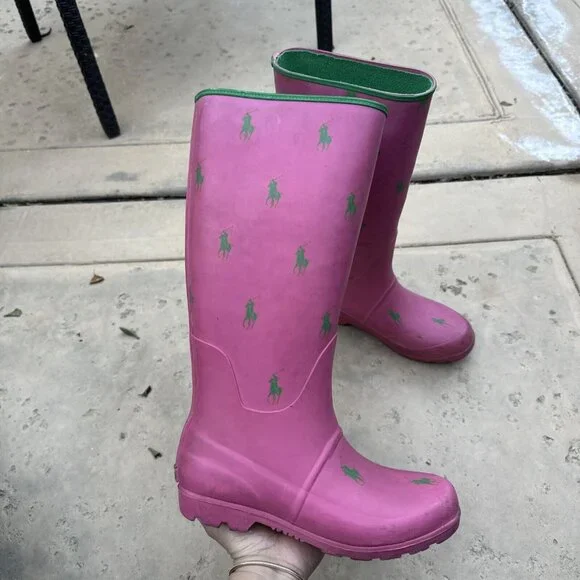 Polo Ralph Lauren Shoes Polo Ralph Lauren Womens 65 Pink Green